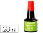 Tinta Para Almofada Q-Connect Vermelho Frasco De 28 Ml