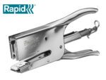 Agrafador Alicate Rapid K1. Capacidade 40 folhas. Usa agrafes 22/6 24/6 e 24/8.