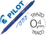 Esferográfica Pilot Frixion Clicker apagável 0,7 mm. cor azul.