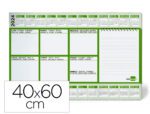 Planeamento Semanal Liderpapel, medida 40X60 cm., gramagem 80 grs. Com 60 folhas 2023-2024.