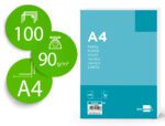 Papel Liderpapel Din A4 90 Gr Embalagem De 100 Folhas
