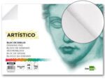 Bloco de Desenho Liderpapel Artistico colado. Formato A2, com 30 folhas.