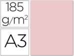 Cartolina Guarro, formato A3, gramagem 185 grs. Pack de 50 folhas. Cor rosa