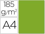 Cartolina Guarro, formato A4, 185 grs. Pack de 50 folhas. Cor verde maçã