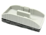 Apagador Pentel para quadro branco com 5 camadas removíveis. Medidas 130 X 60 X 40 mm.