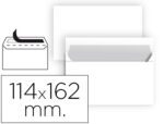 Envelope Liderpapel N 19 branco C6, formato 114X162 mm. Tira de silicone, pack de 25 unidades.