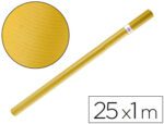 Papel Kraft Liderpapel Rolo Amarelo 25X1 Mt 65 Gr
