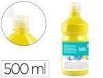 Guache Escolar Liderpapel 500 ml., cor amarelo limão.