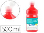Guache Escolar Liderpapel 500 ml., cor vermelho.