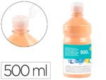Guache Escolar Liderpapel 500 ml., cor carne.