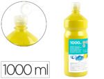 Guache Escolar Liderpapel 1000 ml., cor amarelo limão.