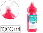 Guache Escolar Liderpapel 1000 ml., cor magenta.