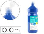 Guache Escolar Liderpapel 1000 ml., cor azul marinho.