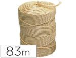 Corda Sisal 3 cabos Liderpapel rolo, 1/2 Kg.