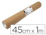 Cortiça adesiva Liderpapel, largura 45cm. Comprimento 1M espessura de 1 mm. em rolo.