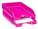 Tabuleiro De Secretaria Cep Plastico Rosa 257X348X66 Mm