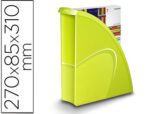 Porta Revistas Cep Plastico Uso Vertical / Horizontal Verde 85X270X310 Mm