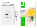 Bolsa De Plastificar Q-Connect 325 X 220 Mm 80 Microns Folio Caixa De 100 Unidades