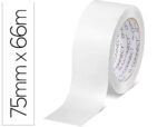 Fita Adesiva Q-Connect, polipropileno branca, medida 66 Mt. X 75 mm.