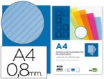 Capa de Encadernação Liderpapel em polipropileno ondulado. Formato A4 0.8 mm. pack de 50 unidades.