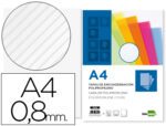 Capa de Encadernação Liderpapel em polipropileno ondulado. Formato A4 0.8 mm. pack de 50 unidades.
