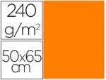Cartolina Liderpapel, formato 50X65 cm., gramagem 240 grs. Pack de 25 unidades. Cor laranja
