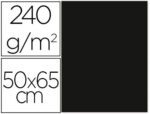 Cartolina Liderpapel, formato 50X65 cm., gramagem 240 grs. Pack de 25 unidades. Cor preto