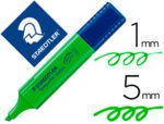 Marcador Fluorescente Staedtler Textsurfer Classic 364, cor verde.