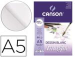 Bloco de Desenho Multitécnicas Canson Imagine. Formato A5. Colado liso.