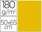 Cartolina Liderpapel, formato 50X65 cm., gramagem 180 grs. Pack de 125 unidades. Cor ouro.