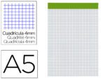 Bloco de Apontamentos Liderpapel. Formato A5. Com 80 folhas. Gramagem 60G/M2. Perfurado sem capa.
