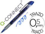 Marcador Q-Connect Roller Ball 0,7 mm., cor azul.