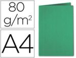 Classificador Exacompta, formato A4, gramagem 80 grs. Cor verde escuro.