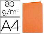 Classificador Exacompta, formato A4, gramagem 80 grs. Cor laranja Clementina.