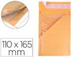 Envelope Borbulhas Q-Connect creme A/000, formato 110X165 mm. Caixa com 100 unidades.