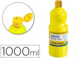 Guache Escolar Lavável Giotto, com 1000 ml., cor amarelo.