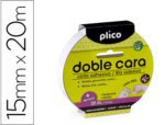 Fita Adesiva Plico dupla face, medida 15mm. X 20Mt.