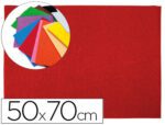 Goma Eva Liderpapel textura toalha. Placa 50X70 cm. de 60 gr. espessura 2mm. Cor vermelho.