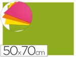 Goma Eva Liderpapel Placa 50X70 cm. de 60 gr. espessura 2mm. Cor verde fluorescente.