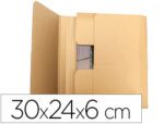 Caixa para Embalar Livro Q-Connect, formato: 300X240X60 mm., espessura cartão 3 mm.