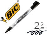 Marcador Bic Velleda Liquid Pocket ponta redonda 2,2 mm., cor preto.