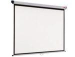 Ecrã Nobo Mural para projeção. Cor branco mate, tamanho 1500 X 1138 mm.