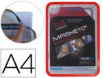 Moldura Magnetica Tarifold Din A4 Em Pvc Cor Vermelho Pack De 2 Unidades