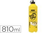 Cola Universal Uhu Twist & Glue com solventes. Recarga com 810 ml.