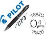 Esferográfica Pilot G-2 Pixie retrátil, pega de borracha, tinta gel preta.