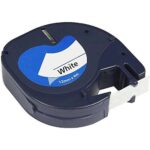 Fita Genérica p/ Rotuladora Dymo S0721610 Preto/Branco