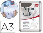 Moldura Porta Anuncios Nobo Clipdown Din A3 De Aluminio Com Cantos 33,5X45,8X1,7 Cm