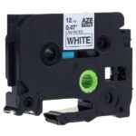 Fita Genérica p/ Rotuladora Brother TZe251 Preto/Branco