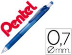 Lapiseira Pentel Energize X 0.7 mm. Cor azul.