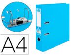 Pasta De Arquivo De Alavanca Liderpapel Documenta Pvc Din A4 Lombada 75 Mm Celeste